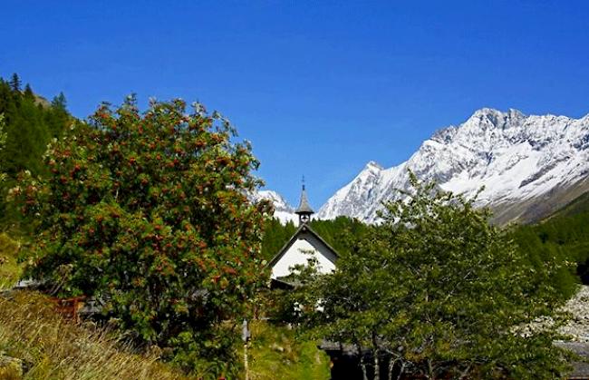 Kapelle Kühmatt mit Eberesche