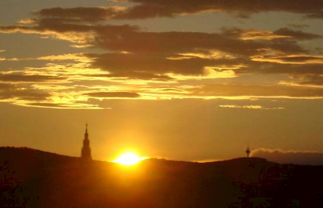 Sonnenuntergang in Wien