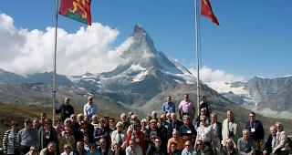 Gruppenfoto auf dem Gornergrat