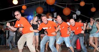 Die Betreiber der Hot Shots Bar: David Hildbrand &laquo;F&auml;cku&raquo;, Gilbert Hildbrand &laquo;HiGli&raquo;, J&ouml;rg Zengaffinen &laquo;Jorge&raquo; und Urs Eidt &laquo;Urz&raquo;.