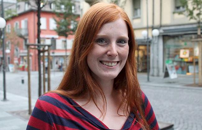 Joëlle Cathrein aus Brig: «Den Winter mag ich sehr, weil ich gerne Skifahre und Ferien im Saas mache.»