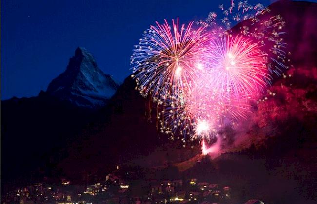 Feuerwerk vor dem «Hore»