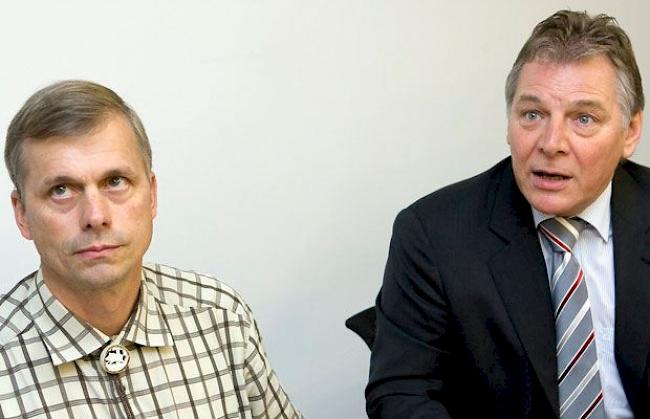 Jagdchef Peter Scheibler und Staatsrat Jacques Melly stehen unter Druck. (Archiv)