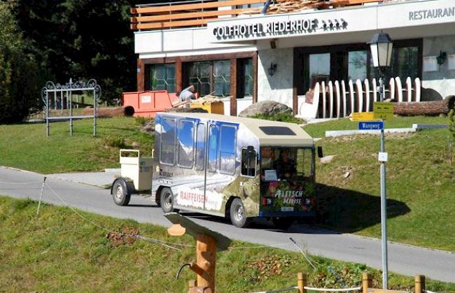 In der kommenden Woche wird es beim Aletsch Express zu Verspätungen und Verzögerungen kommen.