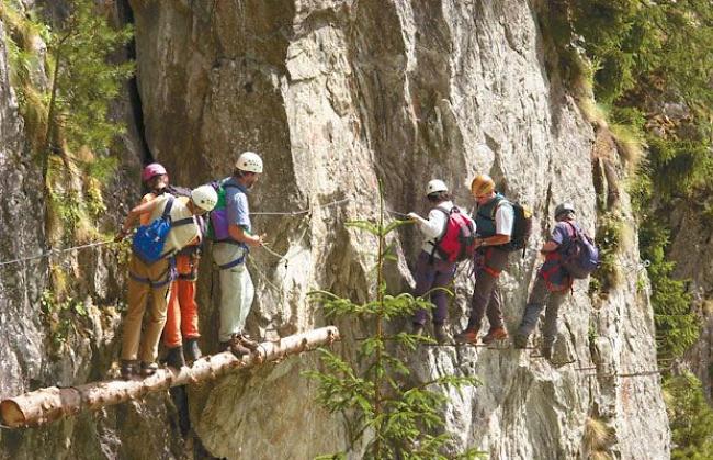 Der Klettersteig Aletsch in Blatten ist ab sofort wieder geöffnet.