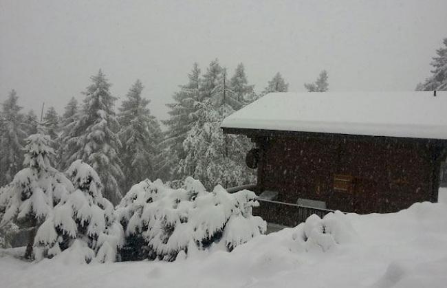 «35 cm Neuschnee in Bellwald»