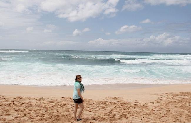 Lara Tenisch in Hawaii