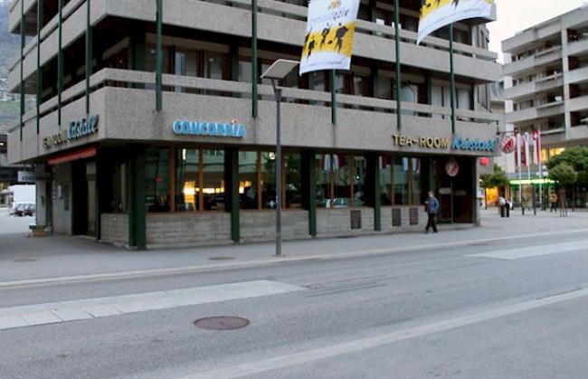 Ab Freitag geschlossen: Das Restaurant Kristall an der Kantonsstrasse in Visp.
