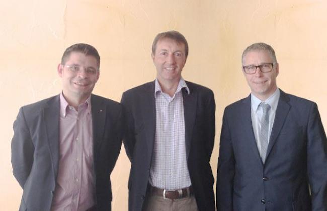 Roger Andres, Urs Zenhäusern und Michael Struchen.
