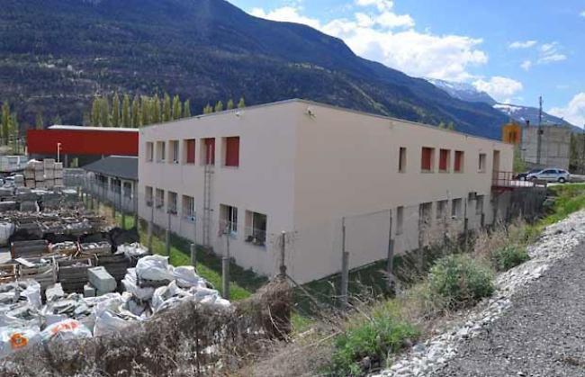 Das Asylheim in Visp. (Archiv)