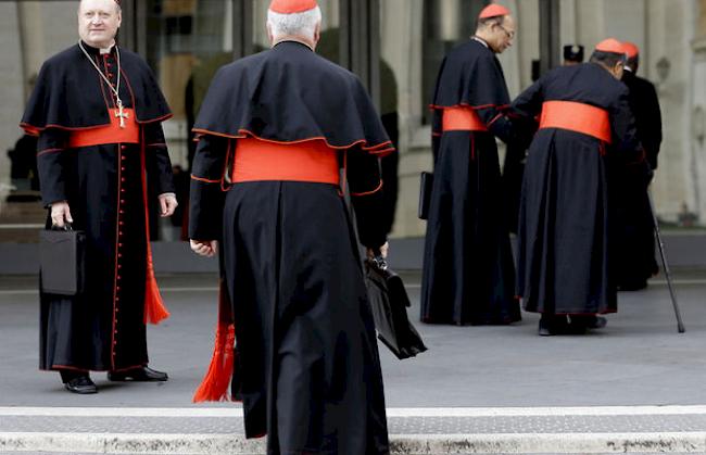 Einige der 115 Kardinäle, die den neuen Papst bestimmen werden