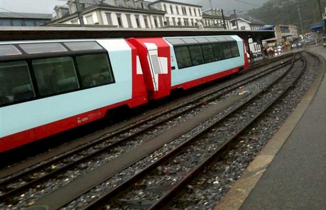Das Flaggschiff der Matterhorn Gotthard Bahn: Glacier Express.