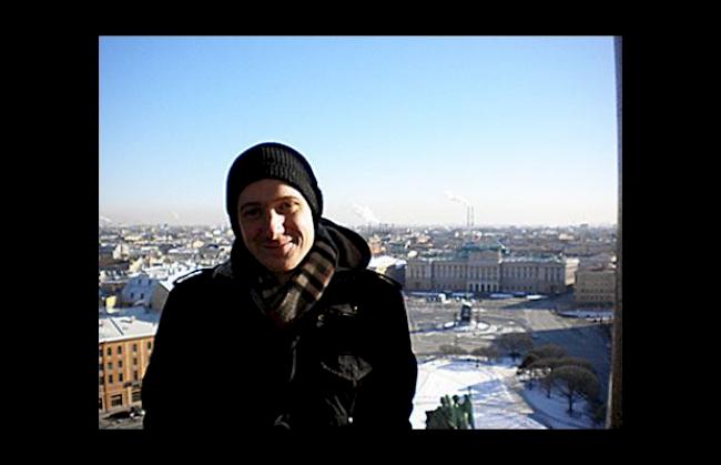 «Ich auf dem Aussichtsturm der Isaaks Kathedrale»