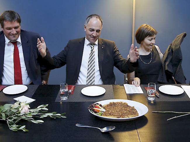Christ sein: CVP-Präsident Christophe Darbellay (Mitte)