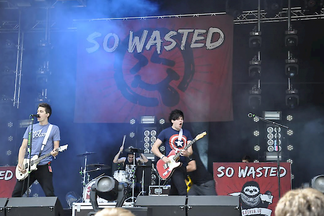 «So Wasted» bei ihrem Auftritt am Donnerstag