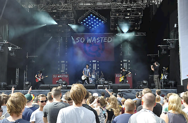 «So Wasted» bei ihrem Auftritt am Donnerstag