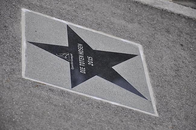 Einweihung des «Walk of Stars»