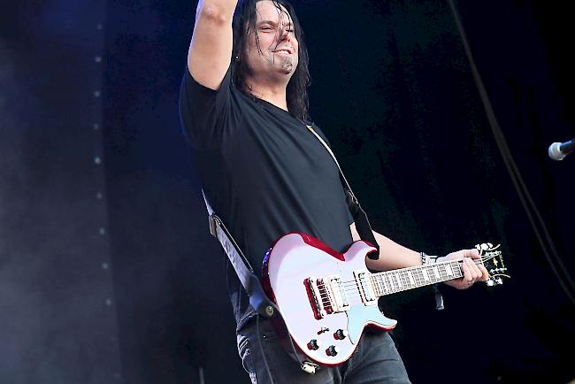 Brian Wickmann mit Seether am Open Air Gampel: Auftritt am Freitag