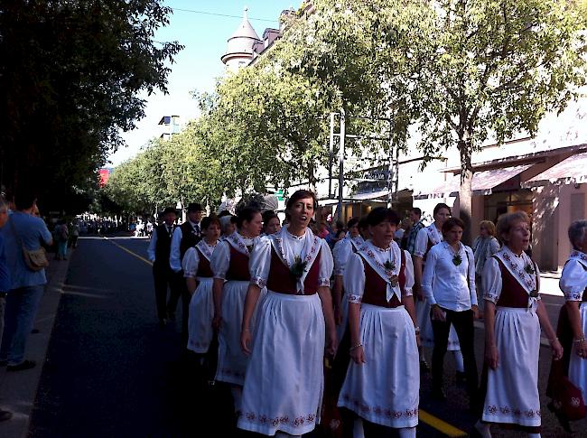 Eindrücke vom Walliser Jodlerfest in Siders.