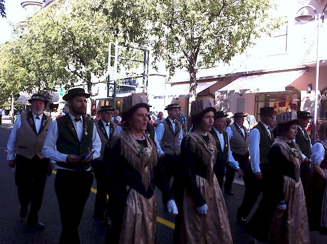 Eindrücke vom Walliser Jodlerfest in Siders.