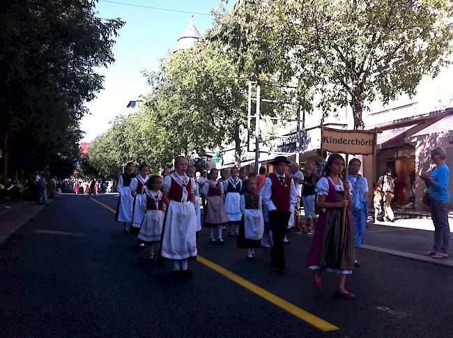 Eindrücke vom Walliser Jodlerfest in Siders.