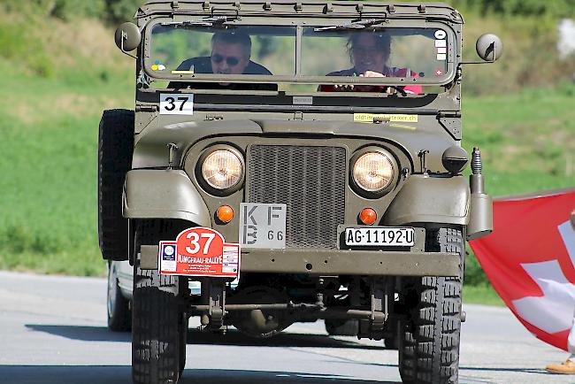 OCC Jungfrau-Rallye macht Halt in Gampel. 