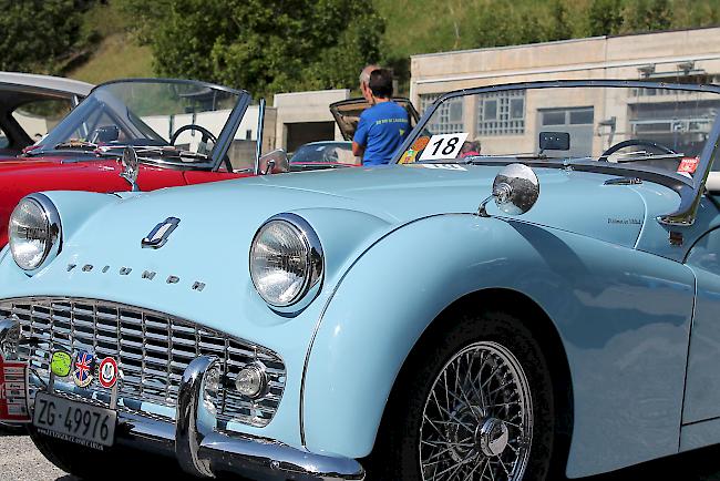 OCC Jungfrau-Rallye macht Halt in Gampel. 