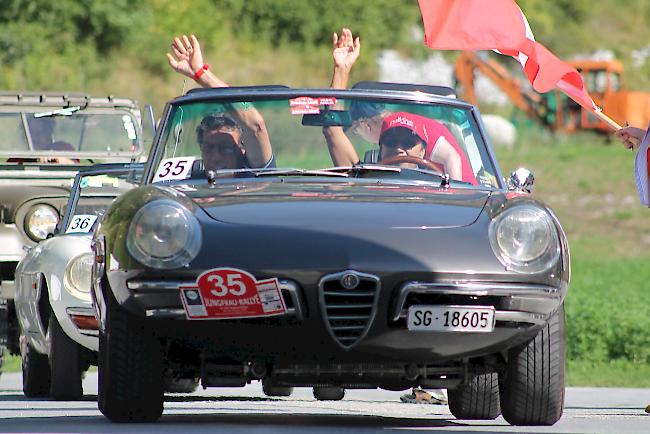 OCC Jungfrau-Rallye macht Halt in Gampel.