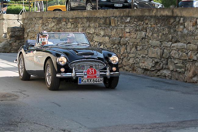 OCC Jungfrau-Rallye macht Halt in Gampel.