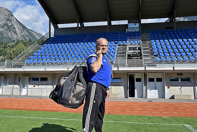 FC-Oberwallis-Trainer Christian Zermatten hofft auf baldige Genesung der verletzten Spieler.