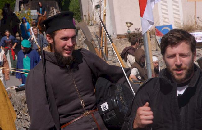 Impressionen aus Saillon: Jedem sein Mittelalter…