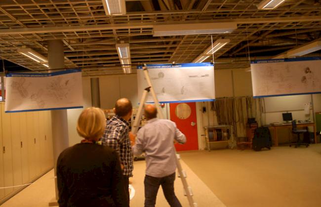 Alles bereit in der Satellitenbodenstation Brenjong: Dann kamen die Besucherinnen und Besucher