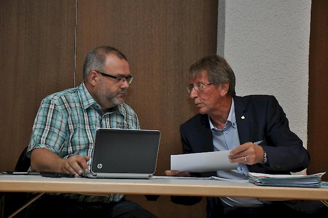 OVT-Vorstandsmitglied Christian Nellen und OVT-Geschäftsführer Pius Rieder.