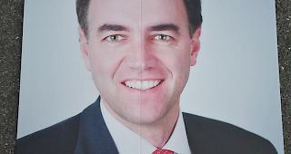 Gefälschtes Wahlplakat Christophe Darbellay
