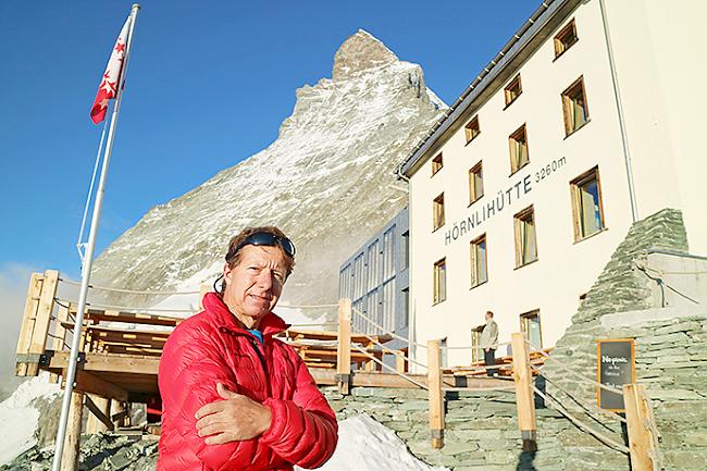 Kurt Lauber ist Hüttenwart der Hörnlihütte.