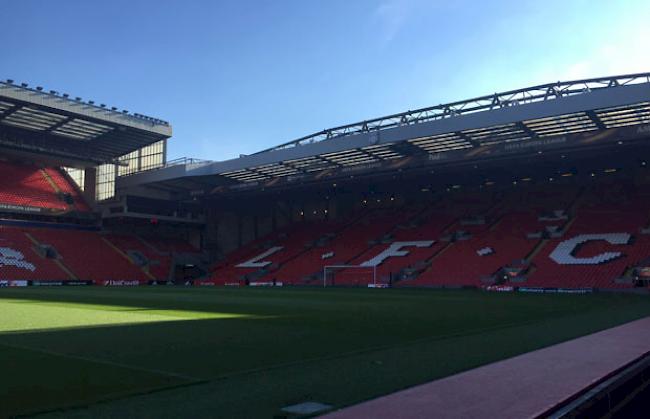 Die noch leere «Anfield»