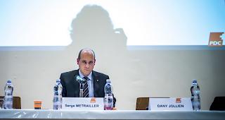 Serge Métrailler, Präsident der Unterwalliser CVP.