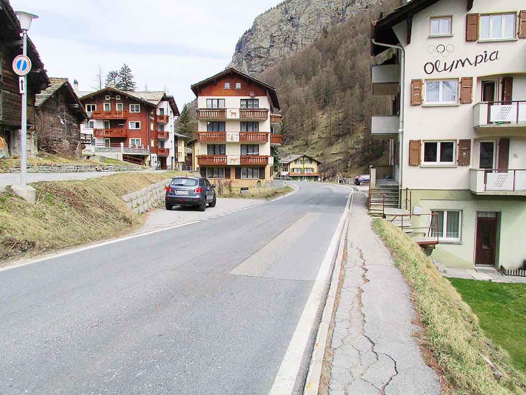 Neue Strasse für SaasBalen 1815.ch