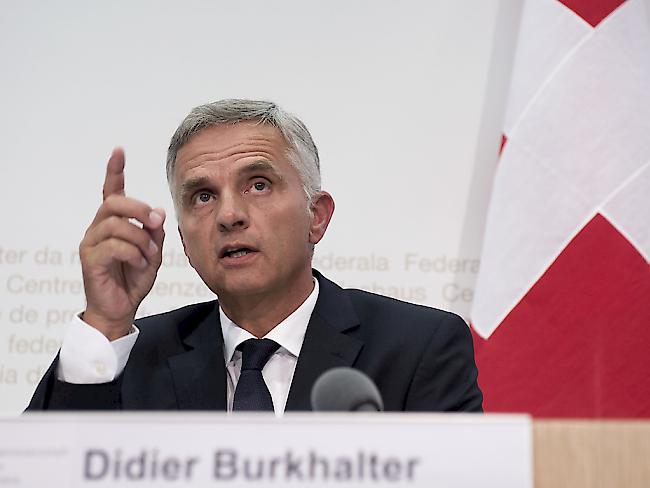 Exzellentes Resultat für Didier Burkhalter. (Archiv)