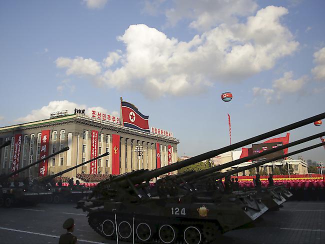 Militärparade in Pjöngjang