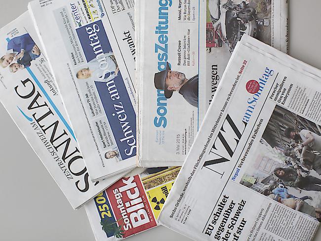 Eine Auswahl der Sonntagszeitungen (Archivbild)