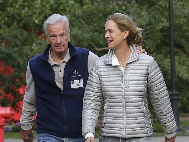 Mit seiner Investmentgesellschaft 3G der grösste Einzelaktionär von AB Inbev: Der 73-jährige Jorge Leemann mit Frau Susanna in Sun Valley, USA. (Archiv)