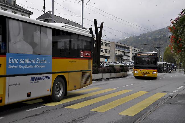 Unfälle mit Sachschaden ereignen sich bei PostAuto Wallis im schweizweiten Vergleich häufiger als in anderen Regionen.  

