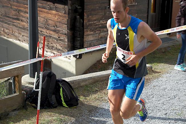 Werner Marti bei seinem Siegeslauf in Jeizinen.