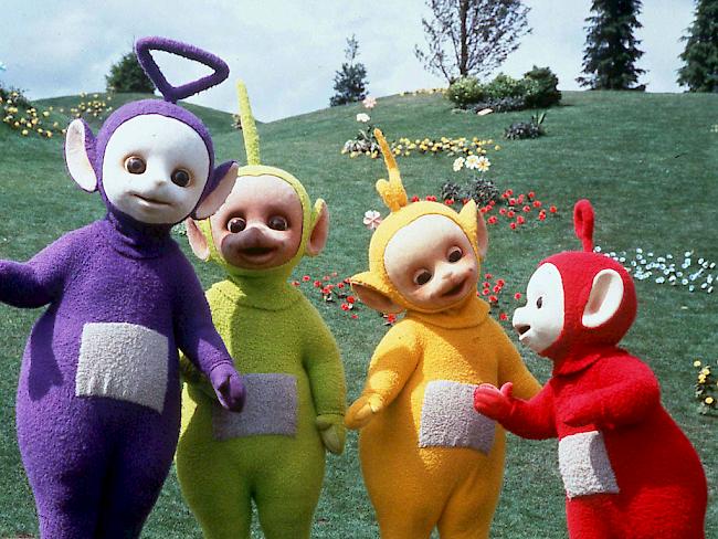 Süss! V.l.n.r.: die Jungs Tinky-Winky und Dipsy, und die Mädels Laa-Laa und Po. Jetzt werden die Abenteuer der Teletubbies (1997-2001) neu aufgelegt (Archiv).