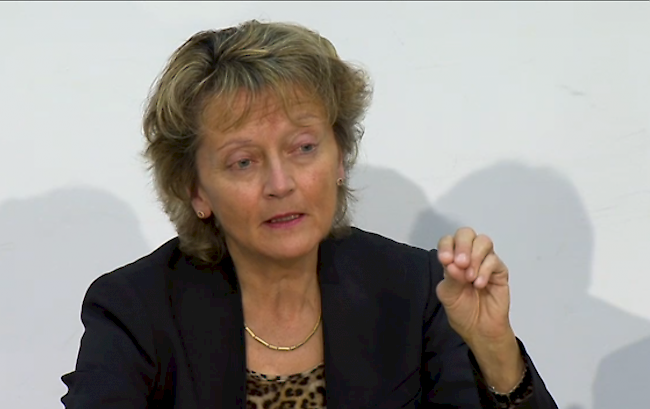 Tritt zurück: Bundesrätin Eveline Widmer-Schlumpf an der Pressekonferenz am Mittwoch in Bern.