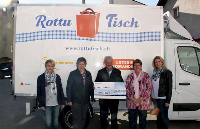 Von links: Marlis Truffer, Christine Holzer, Niklaus Holzer, Sonja Calame und Caroline Lehner