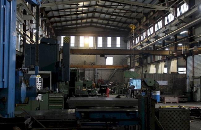 Die Werkhalle der Stahleinbau GmbH im Ackersand.