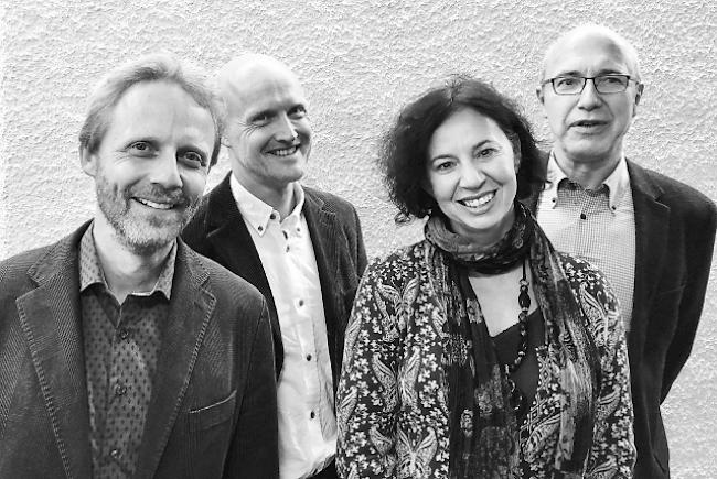 Die Referenten. Von links: Paul Weber, Dr. Manfred Koch, Dr. Birgit Sojer und Dr. Ferdinand Krappel.