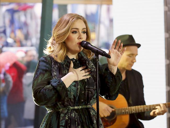 Adele am Mittwoch in der "Today"-Show, in der sie bekanntgab, dass sie eventuell weitere Songs einem Streamingdienst zur Verfügung stellt.